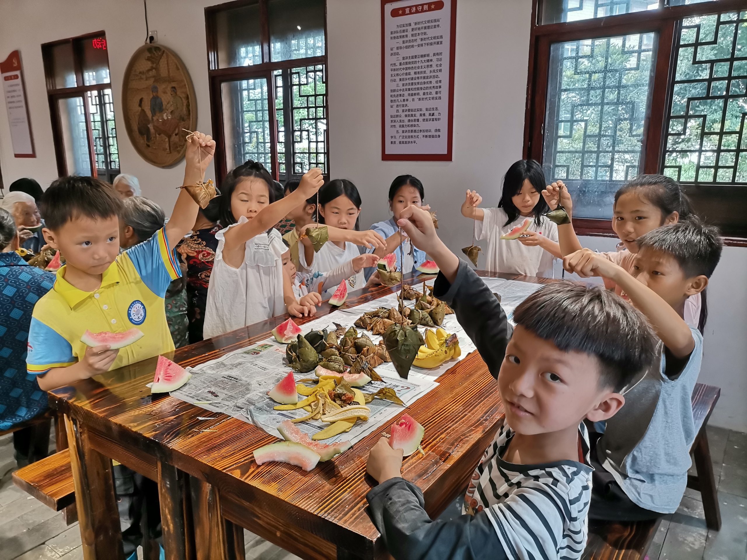 赣州市于都县段屋乡围上村阳光驿站“惜怀传统 浓情端午” 主题活动-江西省家庭教育学会